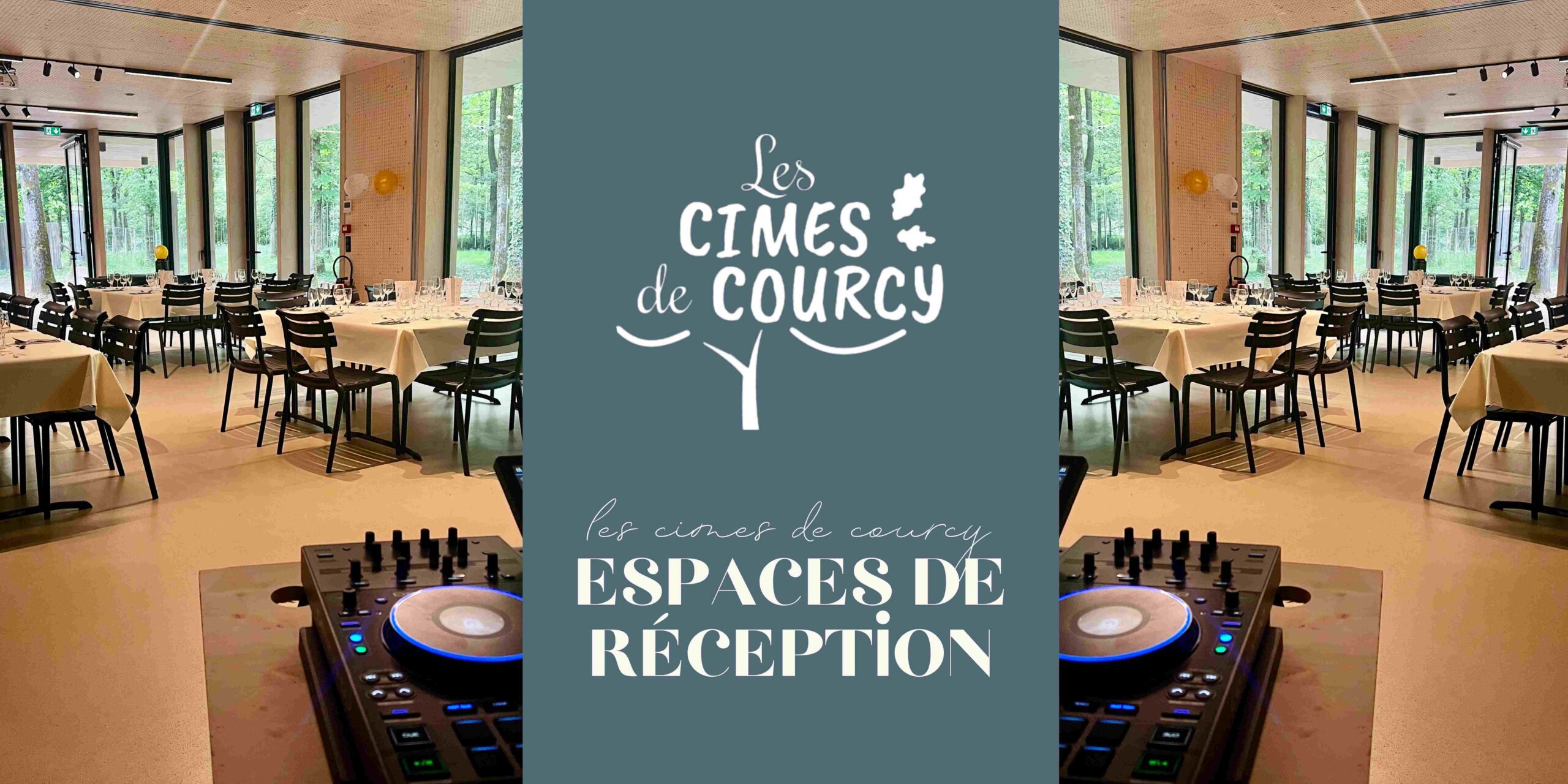 Bannière Espace de Réception des Cimes de Courcy